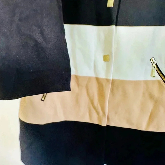 Chico’s color block statement jacket topper size 1 (M) NWT - Picture 7 of 14